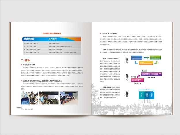 中國科學技術大學招生簡章--合肥大學宣傳冊設計