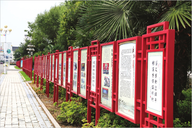 校園文化宣傳欄設計_校園文化櫥窗設計_安徽合肥校園環境文化設計_合肥初一公司