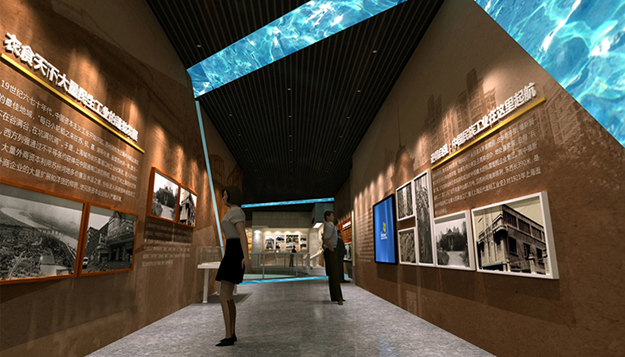工業區規劃館長廊設計-合肥展覽設計公司-合肥展廳設計公司