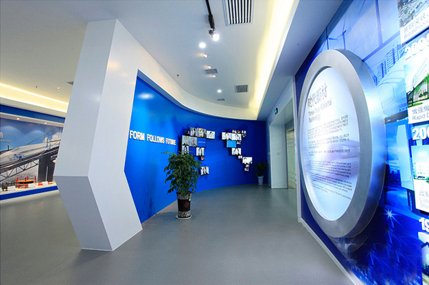 合肥材料科技公司展廳形象墻設計-合肥企業展廳展館設計-合肥企業成果展廳設計-合肥產品展廳設計