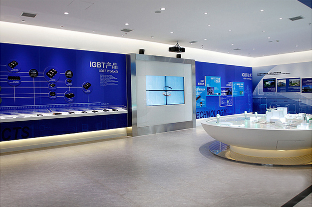 合肥新能源公司產品展廳設計-合肥企業展廳展館設計-合肥成果展廳設計-合肥產品展廳設計
