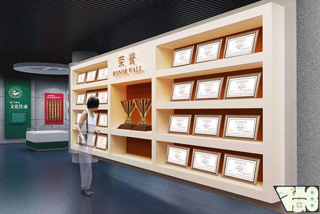合肥中學展廳榮譽墻設計-合肥校史館設計-合肥展館設計公司-合肥展廳設計公司