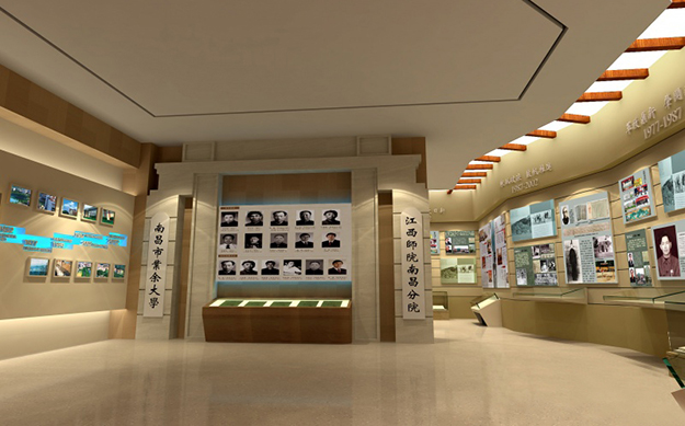江西師范大學校史館名師墻設計-合肥校史館設計-合肥展館設計公司-合肥展廳設計公司