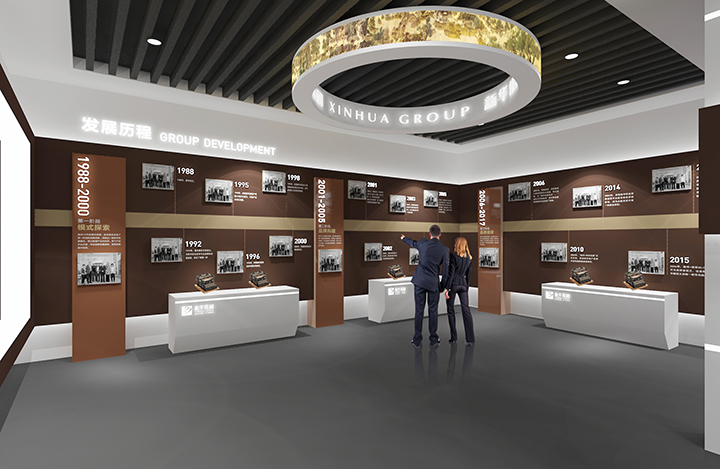新華控股集團企業展廳設計2